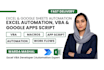 do excel automation, vba, macro, and google app script