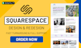 do ultrafast squarespace website design and landing page