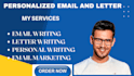 help you write personal emails and letters