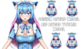 design live2d vtuber model, rig cute live2d vtuber character for vtube studio