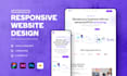 design a responsive website on figma UX UI