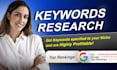 do a comprehensive keywords research and competitor analysis