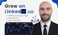 do linkedin marketing with targeted connections and organic growth