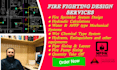 do fire sprinkler system layout design with calculation