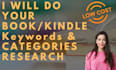 do amazing amazon KDP keyword research for your book