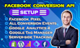 setup facebook pixel and conversion API, server side tracking