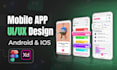 do mobile app UI UX design, app ui design in figma