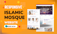 create and redesign a islamic website for your mosque, organization, or charity