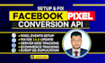 setup facebook pixel conversion API, google analytics 4 server side tracking GTM