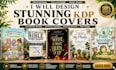 design premium KDP book cover coloring puzzle book ebook for adult, kids