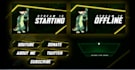 design animated twitch overlay, layouts, panels, screen for stream