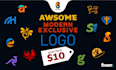 do super cool modern, sleek, simple, clean logo for your business
