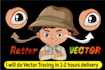 do vector tracing, vectorize image, convert logo to vector, any font quickly