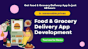 build an online grocery or food delivery app with ordering website