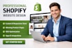 do shopify store design or shopify website design