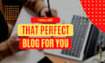 write high quality blogs with graphics for you as a complete package