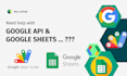 robotize your google sheets and API