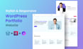 design  unique wordpress portfolio website, business website
