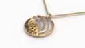 make a necklace and pendant design 3d rendering model