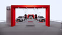draw and plan a 3d automotive exhibition design