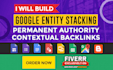 do advance google entity stacking for local map gmb SEO