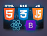 create your website with html css react js