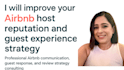 provide airbnb review strategy consulting