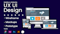 design mobile app UI UX and website UI UX