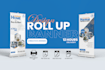 design rollup banner, retractable banner and standee