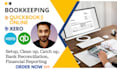 setup, clean up, catch up bookkeeping in quickbooks, xero