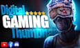 do unique gaming thumbnail, thumbnail maker, youtube thumbnail