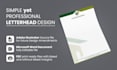 design professional and editable business letterhead