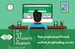 proofread and correct your french website