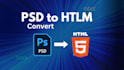 convert PSD to HTML with responsive design