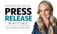 write a professional press release for your business or brand
