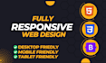 design a responsive html css landing page website