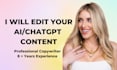 edit your ai and chatgpt content