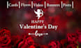 design  valentines day flyer cards poster and video