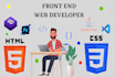 build react js next js landing page dashboard or frontend