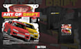 create a raster car illustration for t shirt