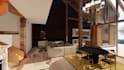 interior design living room, dining room bed room
