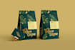 create a coffee bag, packaging and label sticker design