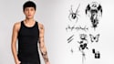 create custom blackwork, flash, dark and lettering tattoo design