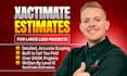 write your xactimate large loss estimate