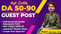 provide high da guest post