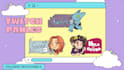 awesome twitch panel with custom chibi anime character