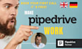 provide pipedrive CRM consultation, setup, and automation