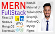 build full stack mern stack react nodejs nextjs AWS web app