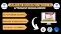 create appointment booking website with amelia plugin