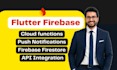 develop your flutter mobile app with firebase backend